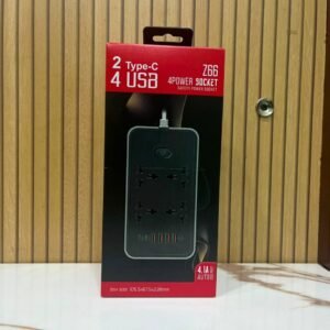 Safety Power Socket Extension AUTO2 Type-C USB