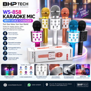 WS-858 Karaoke Microphone with Voice Changer
