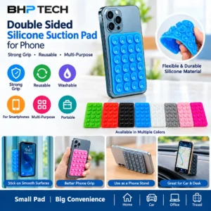 Double-Sided Silicone Suction Pad for Phone